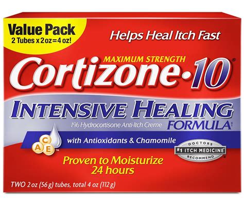 Product of Cortizone 10 Intensive Healing Cream, 2 pk./2 oz. - Walmart.com - Walmart.com