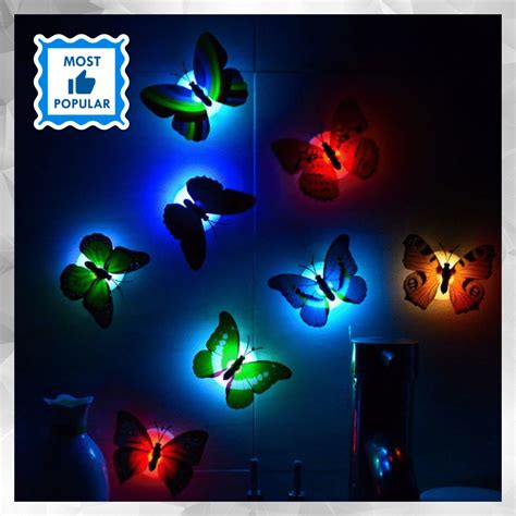 Beautiful Butterfly Glowing LED Nightlights #in #lights #light #glow # ...