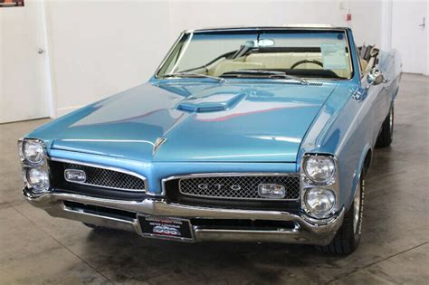 1967 Pontiac GTO 36228 Miles Blue Convertible for sale - Pontiac GTO 1967 for sale in Local pick ...