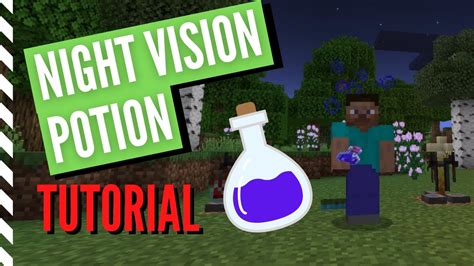 How to Make a NIGHT VISION POTION in MINECRAFT (UPDATED) - YouTube