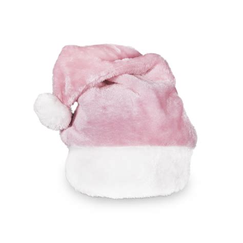 Plush Pink Santa Hat | Pink Christmas Hat | Windy City Novelties