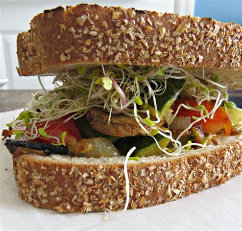 Grilled Veggie Sandwich - Written Reality