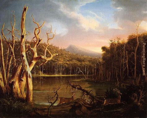 Thomas Cole Lake with Dead Trees (Catskill) painting anysize 50% off