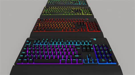 ASUS ROG RGB Gaming Keyboard Gaming Setups 3D model | CGTrader