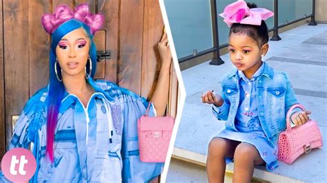 10 Times Cardi B And Kulture Matched Outfits - Vcbela