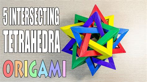 Origami ideas: Origami Tetrahedron Step By Step