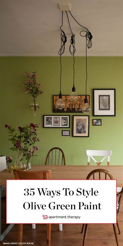 35 Olive Green Paint Ideas That’ll Make Any Room Feel More Sophisticated | Green dining room ...