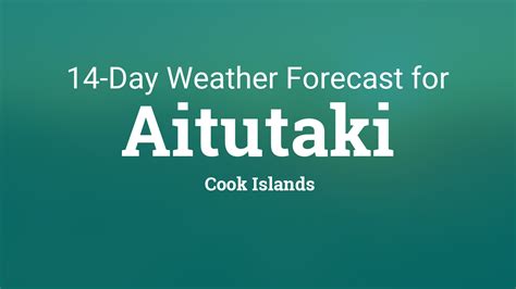 Aitutaki, Cook Islands 14 day weather forecast