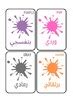 Arabic colors Cards, Arabic Flashcards, Bilingual Arabic English,Preschool