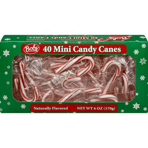 Bob's 40 Mini Candy Canes | Packaged Candy | Quality Foods