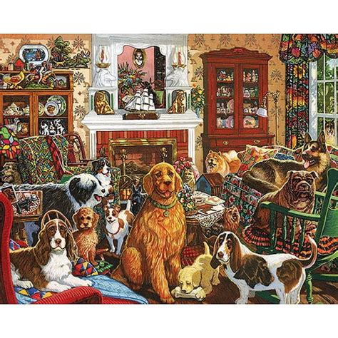 White Mountain Puzzles Dog House Puzzle, 1000 Pieces - Walmart.com - Walmart.com