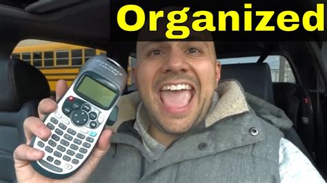 This One Thing Will Make Your House More Organized-Dymo Letratag Label Maker - YouTube