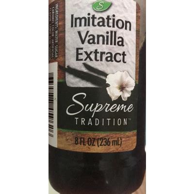 Calories in Vanilla extract - 1 tsp from USDA