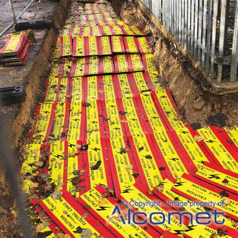 Cable Protection Tiles | Electric Cable Covers | Alcomet