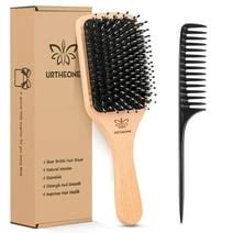 Curl Hair Brush Detangling Brush And Hair Comb For Men And Women Great On Wet Or Dry Hair For ...