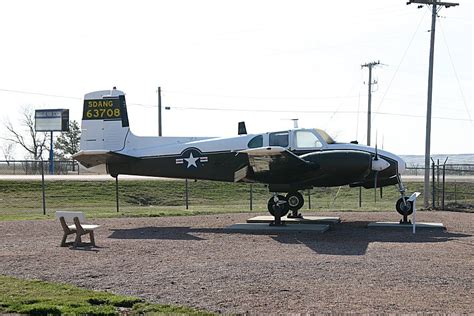 Ellsworth AFB Museum Beechcraft Twin Bonanza L-23 Seminole