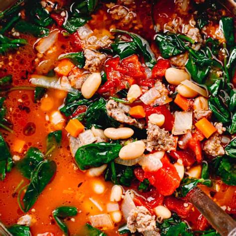 Italian Bean Soup (An Easy One-Pot Meal) - Posh Journal