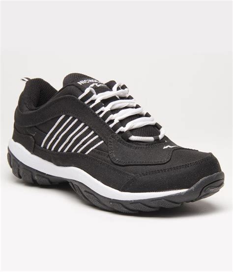 Nicholas Sturdy Black Running Shoes - Buy Nicholas Sturdy Black Running ...