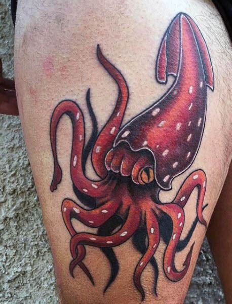 Squid Tattoo Designs, Ideas and Meaning | Tattoos For You