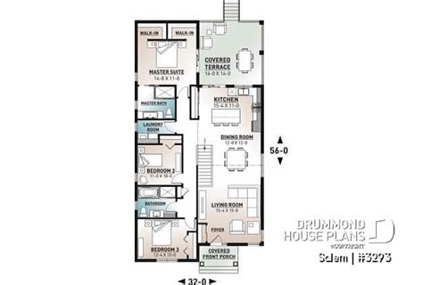 Discover the plan 3293 (Salem) which will please you for its 3 bedrooms ...