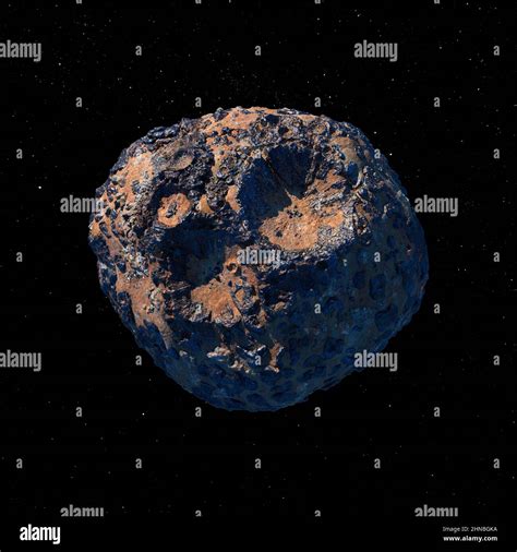 Psyche asteroid, illustration Stock Photo - Alamy