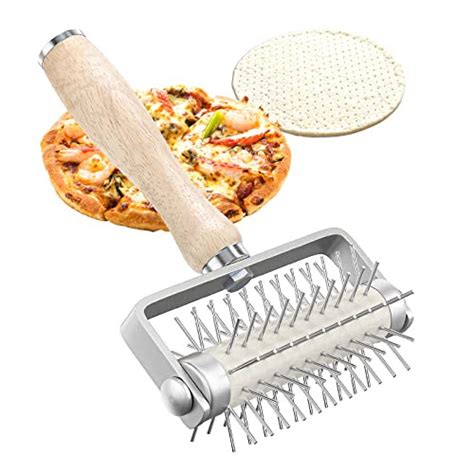 Snagshout | Pizza Dough Docker,Pastry Roller with Stainless Steel Spikes Homemade Pizza Docking ...