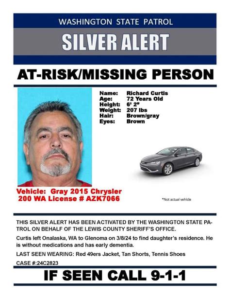 (FOUND) SILVER ALERT: 03/09/24