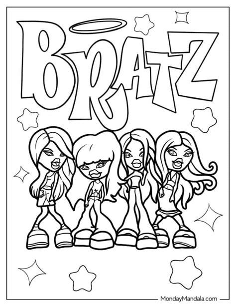 Free Bratz Online Coloring Pages