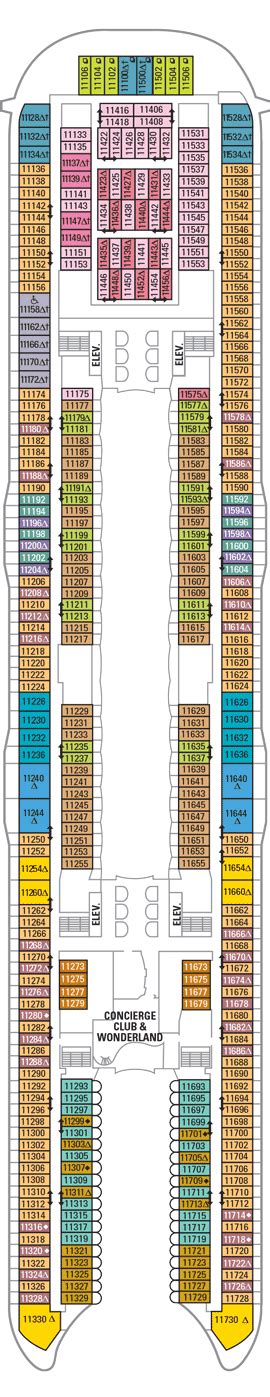 Deck 11 - Oasis of the Seas Deck Plans | Royal Caribbean Blog