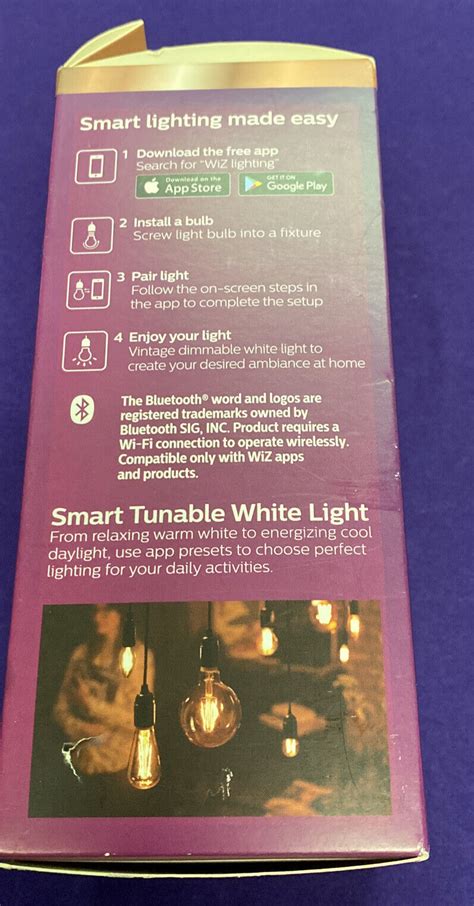 Light Bulb Philips 60w smart Tunable, wifi LED 46677567170 | eBay