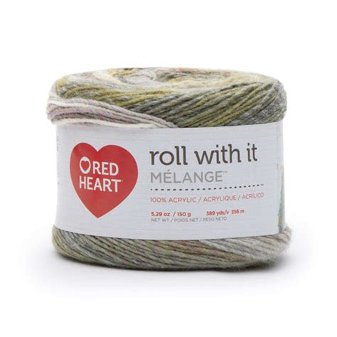 Red Heart Roll With It Melange Yarn | Yarnspirations