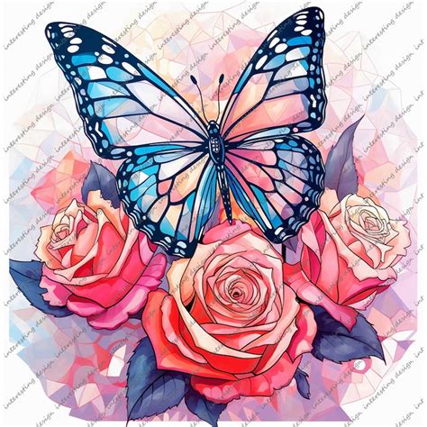 rose and butterfly png, butterfly png, rose clip art, butter - Inspire ...