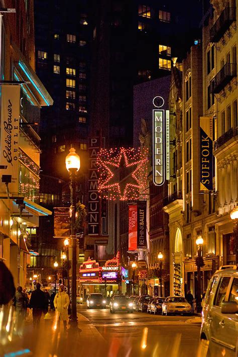 Boston Theatre District Photograph by Joann Vitali - Fine Art America