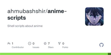 GitHub - ahmubashshir/anime-scripts: Shell scripts about anime