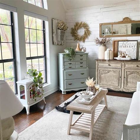 Wooden Sideboard in Bright Living Room - Soul & Lane