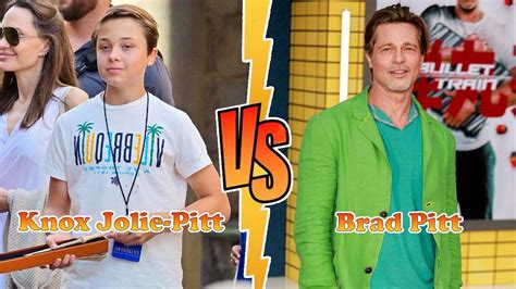 Brad Pitt Vs Knox Jolie-Pitt (Angelina Jolie's Son) Transformation ...