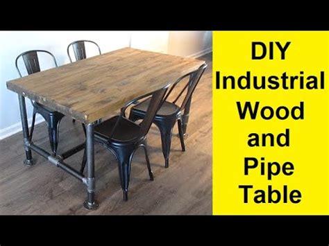 Build This DIY Industrial Table with ONE Tool! - YouTube