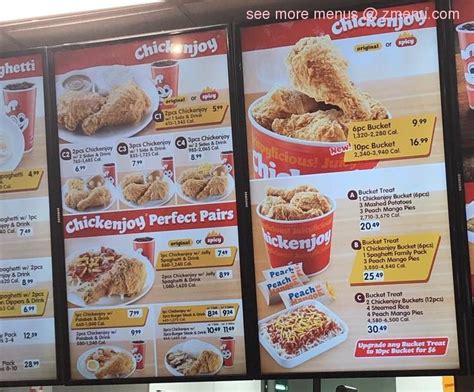 Jollibee Menu Philippines