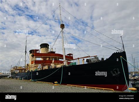 Originally built in 1914 the steam powered Icebreaker Suur Tõll, now a ...