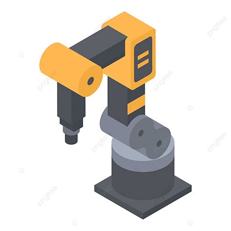 Robot Ai Isometric Vector Hd PNG Images, Robot Hand Icon Isometric ...