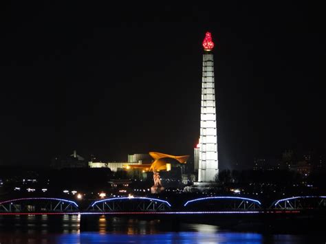 Pyongyang At Night