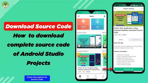 How to download Source Code of Android Studio projects with Complete Documentation - YouTube