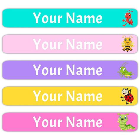 100Pcs Personalized Labels are Perfect for Kids Back to School Supplie ...