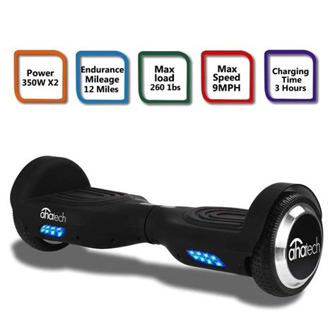 AhaTech Self-Balancing Electric Hoverboards Self Balancing Scooter with 6.5" Inch Tyres 700W ...