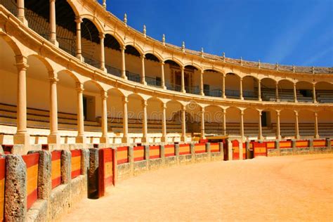 Bull fighting arena ronda stock photo. Image of andalucia - 1260654