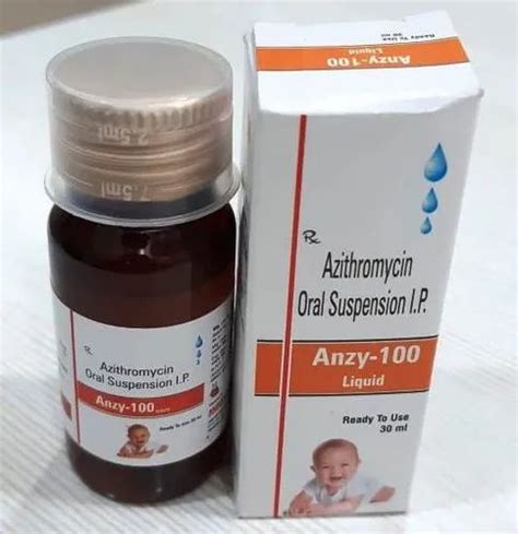 Azithromycin Oral Suspension Ip 20mg, For Commercial, Packaging Size: 30 Ml, Rs 58 /bottle | ID ...