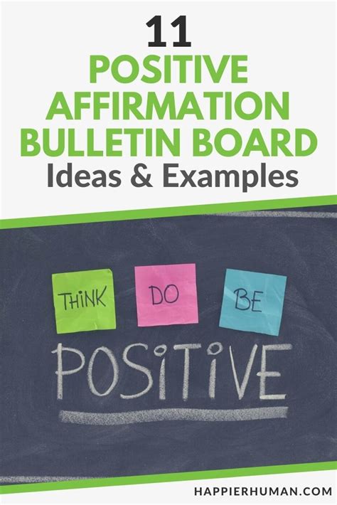 Positive Affirmation Bulletin Board