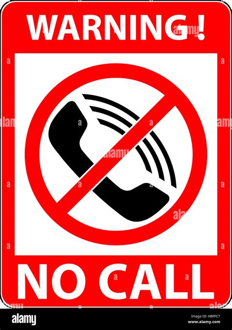 No phone, telephone prohibited symbol Stock Photo: 127728839 - Alamy