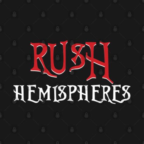 Rush Hemispheres - Hemispheres - T-Shirt | TeePublic