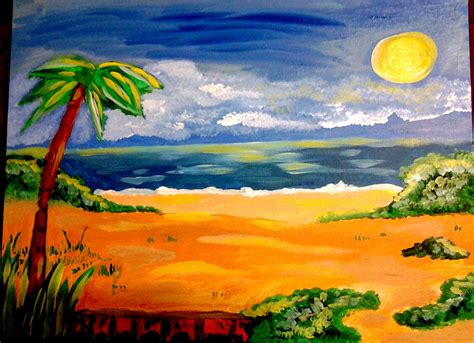 Hawaii beach memory painting by NativeAmericanArts on DeviantArt